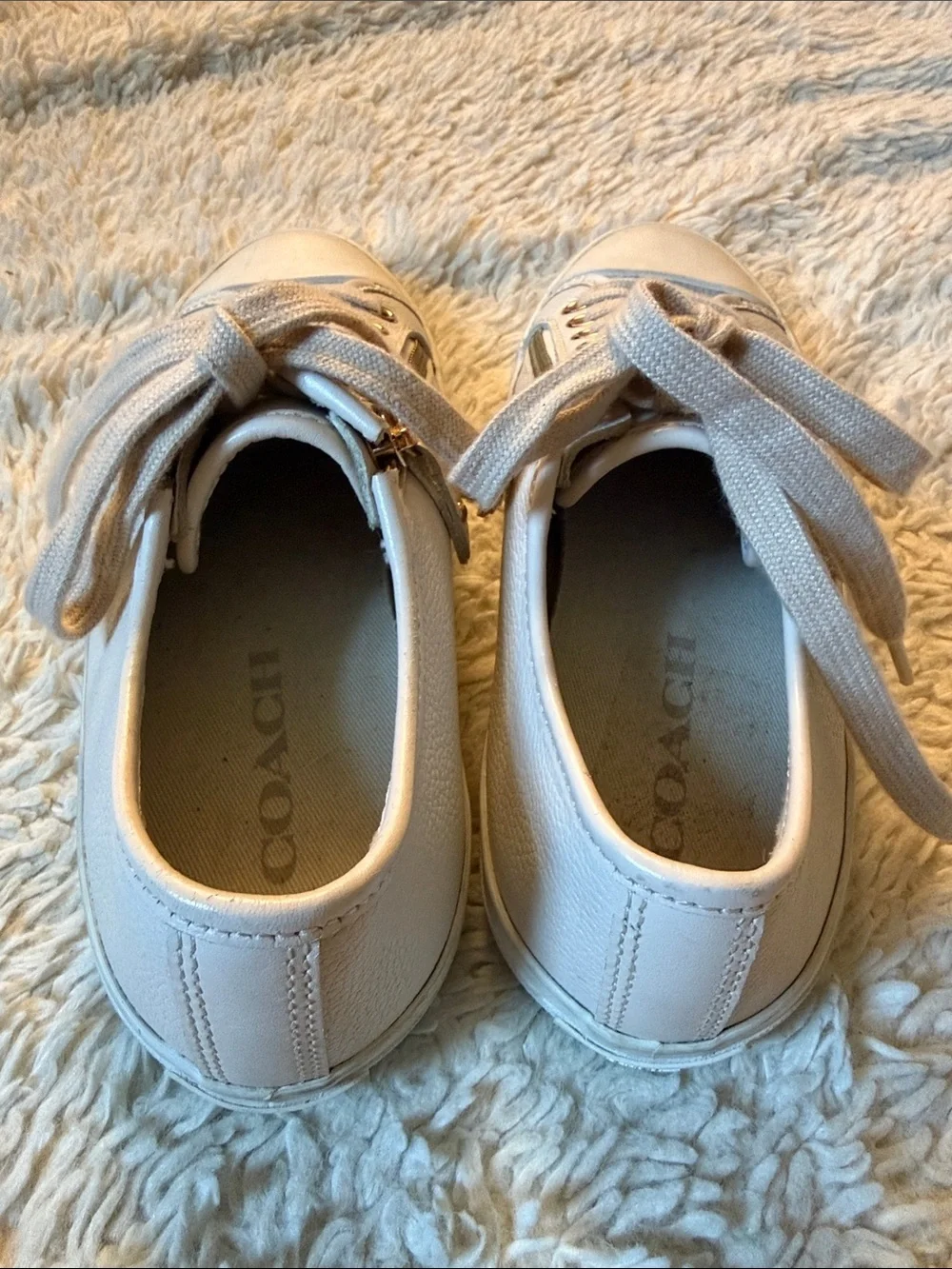 Coach empire zipper sneaker size 6B